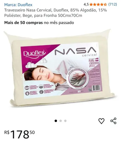 TRAVESSEIRO CERVICAL GELFLEX | NOVO