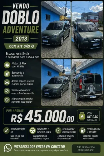 Doblo adventure 1.8 2013