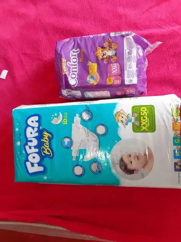 Fraldas xg e xxg ( mais de 100 unidades )