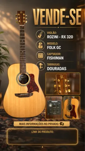 Violão Rozini - Rx320