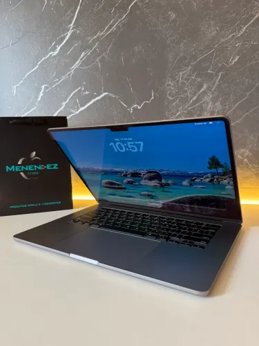 Macbook Air M2 15,3", 8gb Ram e 256gb Ssd, impecável! TROCAS