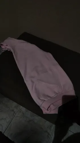 Moletom rosa bebê com Capuz Tam M