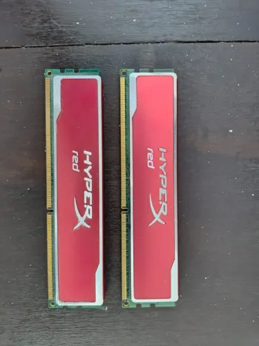 Memórias Kingston HyperX Fury DDR3 1600MHz 2x 4gb (2 pentes de 4gb)