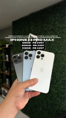 iPhone 13 Pro Max  - Loja Física - Nota fiscal 