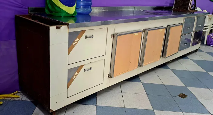 Balcão refrigerado inox 4 metros