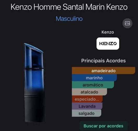 Perfume Kenzo Homme Santal Marin EDT 110ml