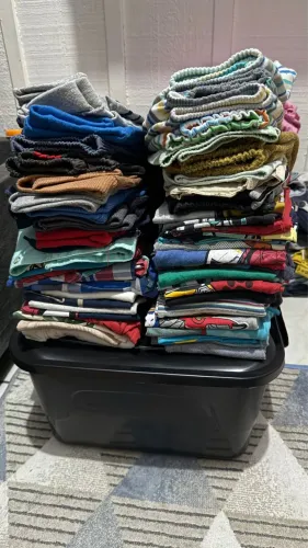 Lote de roupas menino tamanho G,1 e 2