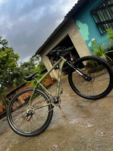 Bicicleta GTI Roma Aro 29 - Revisada (Verde Militar)