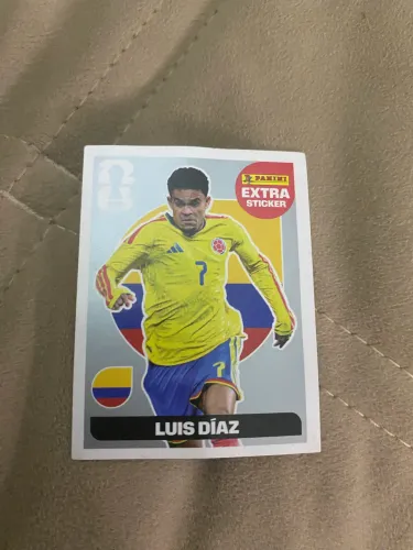 Vendo figurinha Extra Stiker PRATA Genuína do Luís Dias da Colômbia.