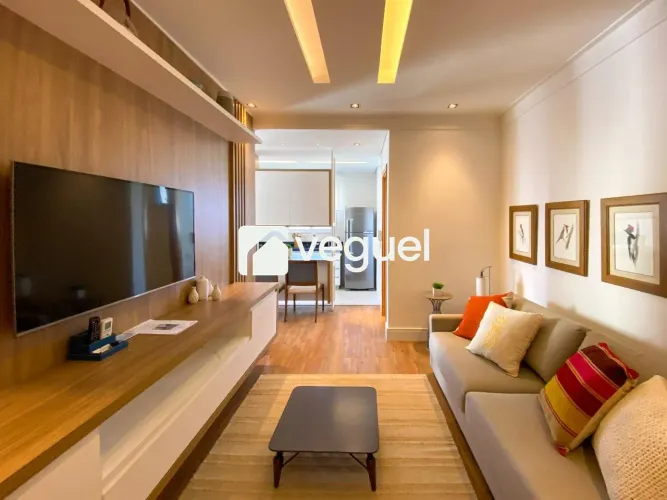Apartamento de 51m² com 1 quarto, 1 suíte para alugar no bairro Cambuí, Campinas/SP