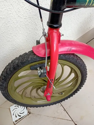 Bicicleta Caloi Aro 16 Power Rex Preto