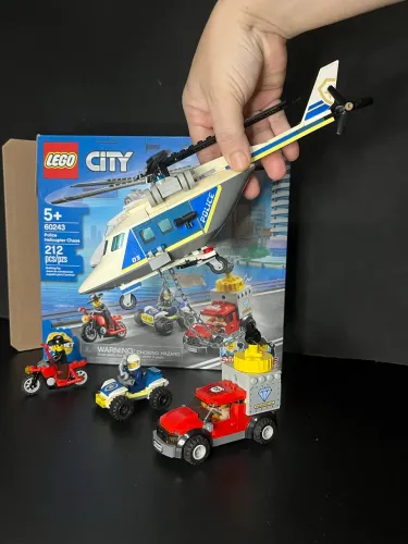 LEGO City 60243 | Perseguição de Helicóptero Policial