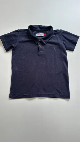 Camisa Polo Reserva Mini Azul - Tamanho 4