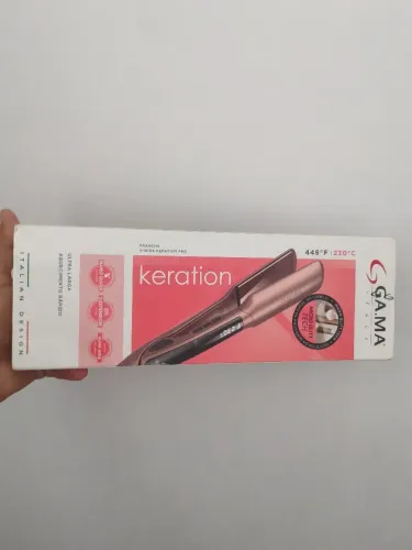 Prancha de cabelo profissional GAMA Italy Keration Pro X-Wide