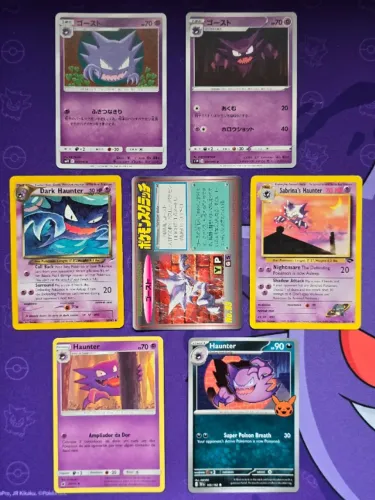 Lote Cartas Haunter - Pokemon TCG - Valores na descrição