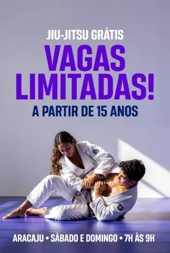 ? JIU-JITSU GRÁTIS em Aracaju