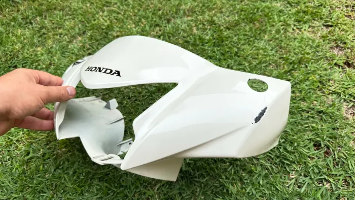 Carenagem Original Honda Biz 125ex (2019 a 2024) - Branco Perolizado