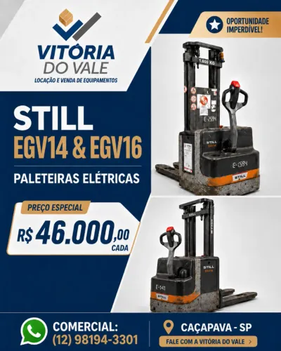 PALETEIRA ELETRICA STILL - EMPILHADEIRAS