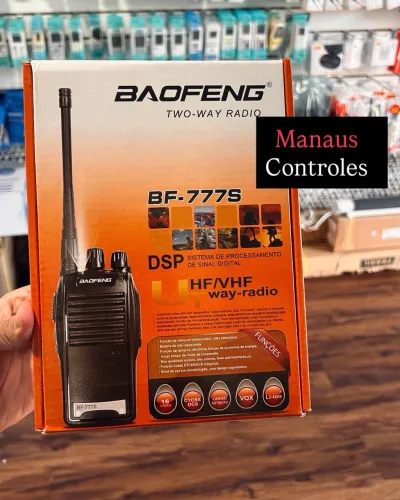 Rádio Comunicador Baofeng BF-777S 2 Fones de Ouvido e Acessórios ( Promoção )