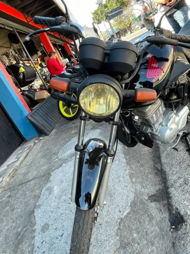 Moto pronta pra rodar