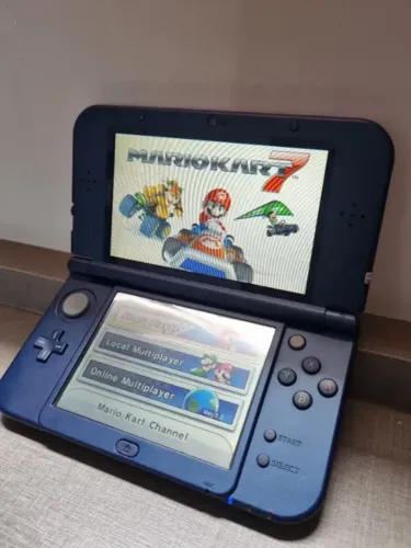 Nintendo New 3DS XL Galaxy Edition - Impecável + 2 Jogos + R4 + Carregador Original