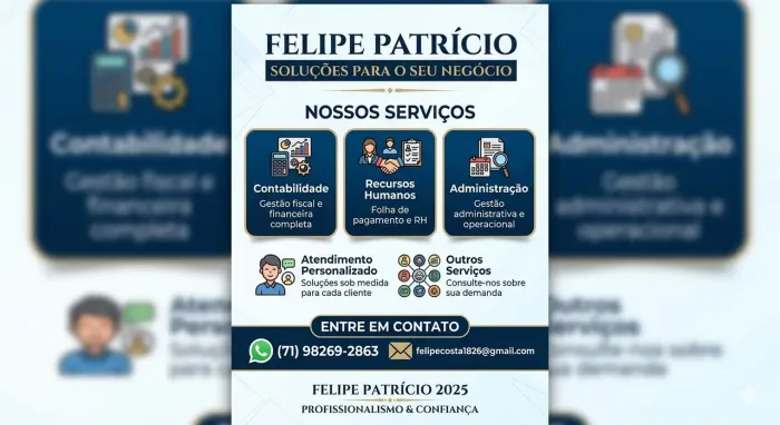 O freelancer que você precisa. Resolvo tudo na sua empresa.