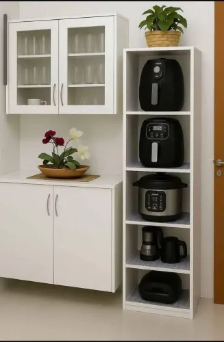Armário de Cozinha Completo em MDF - Excelente Estado