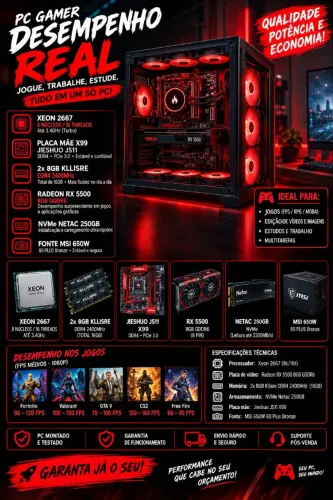 PC GAMER ? XEON + RX 5500 8GB ?
