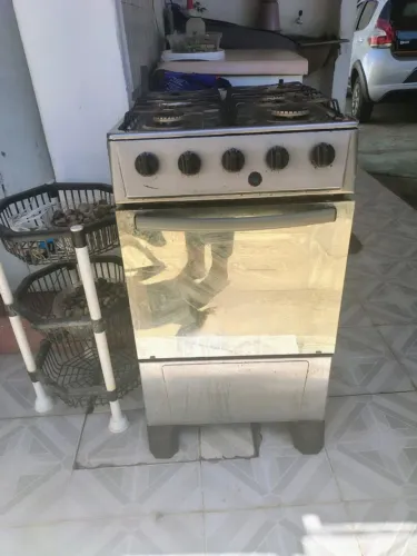 Fogão 4 bocas em inox