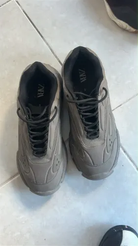 Tênis Zara Chunky Cinza