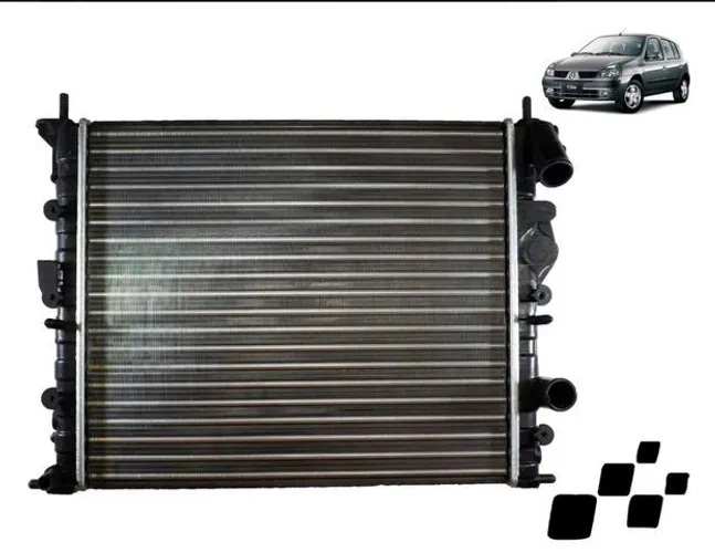Radiador Clio Logan Sandero c/Ar