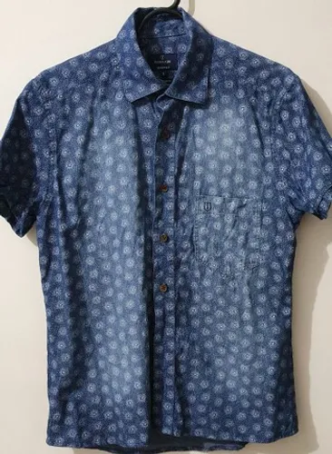 Camisa individual manga curta, semi nova