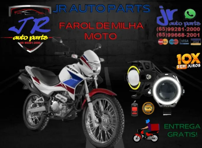 Par Farol de Milha LED Falcon 2015