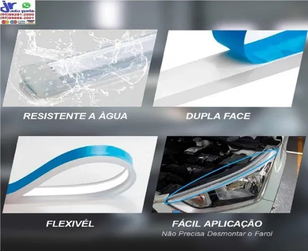 Fita de Led DRL Dual Color Universal 3000K 6000K