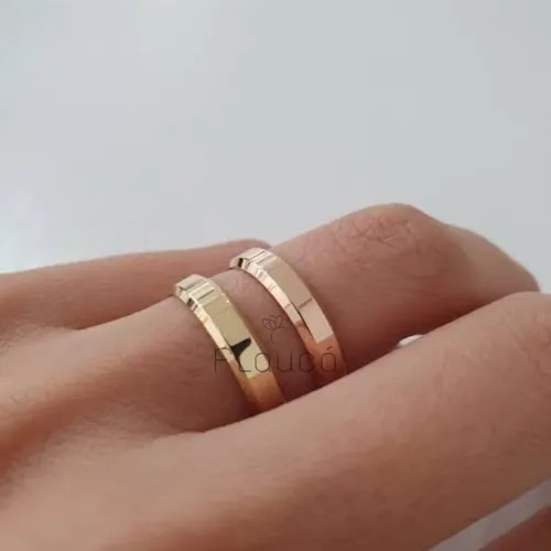 Alianças Para Casamento Ouro 18k