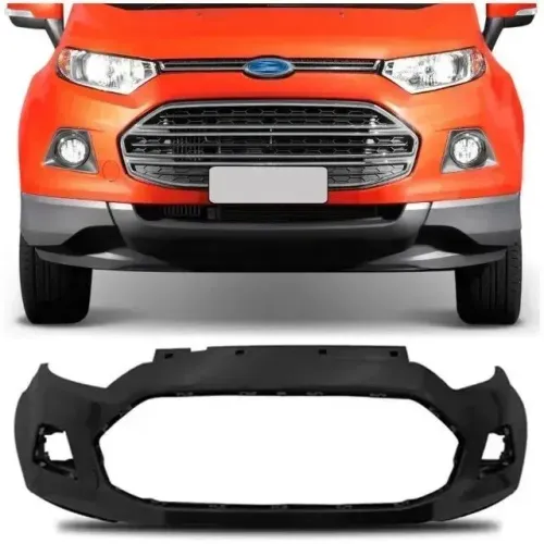 Parachoque Dianteiro Ford Ecosport 2013 à 2017 - Preto Liso - R2A