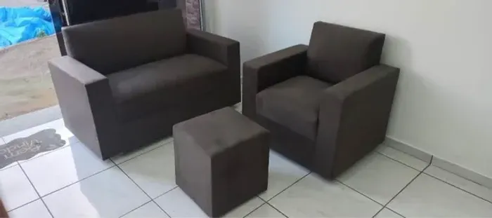 Oportunidade ? Conjunto de poltronas Luna com puf !!!!NOVO