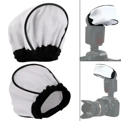 Rebatedor, difusor soft para flash, serve em todos os flashs