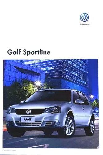 Folder, Catálogo VW Golf Sportline 2011