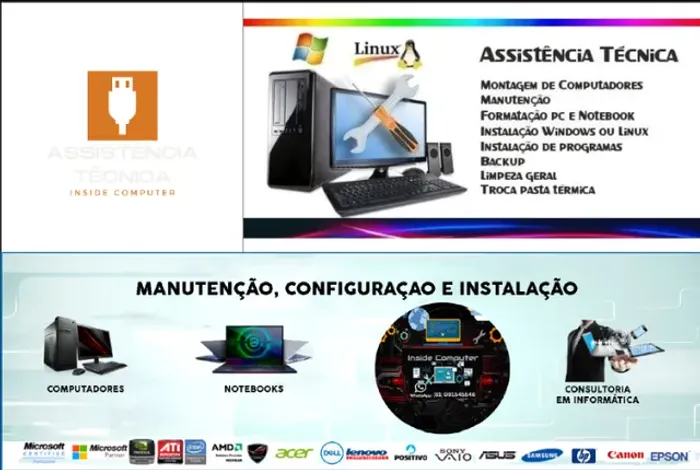 Formatação de micro computador, notebook