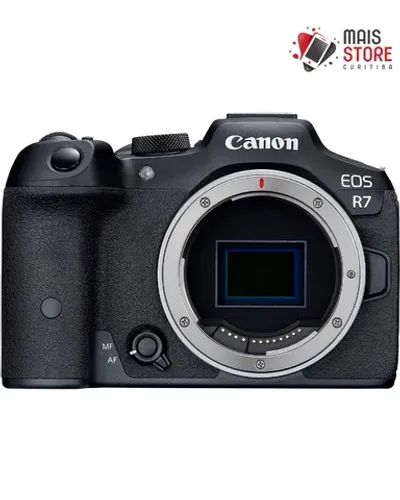 Câmera Canon EOS R7 32.5MP 3.0 Nova/Lacrada