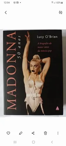 Madonna 50 Anos Livro Novo
