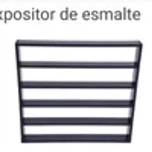 expositor nicho organizador de 200 esmalte grande 5 prateleiras aéreo preto para manicure