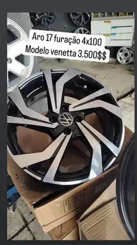 Rodas aro 17 venetta em 10 x sem juros