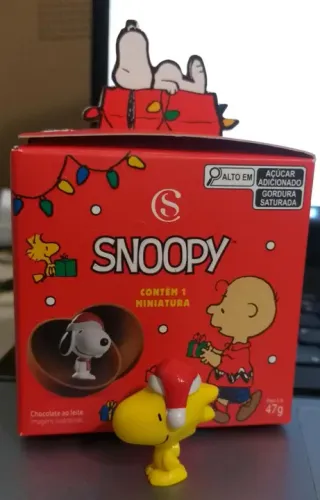 Boneco Woodstock coleção natal cacau show 