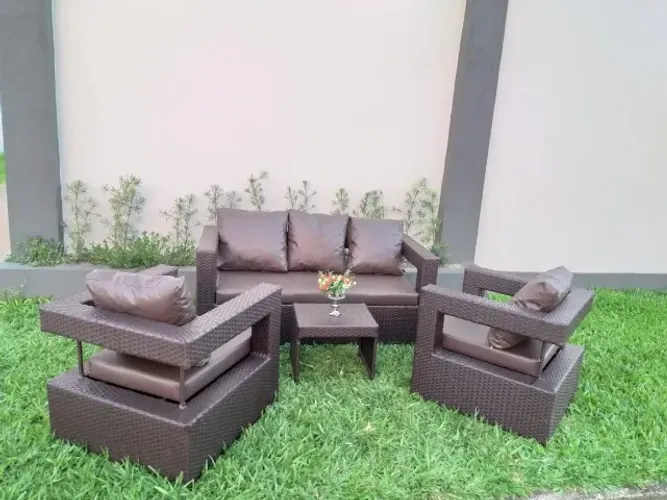 Conjunto de sofá em fibra, Mega Oferta!!!