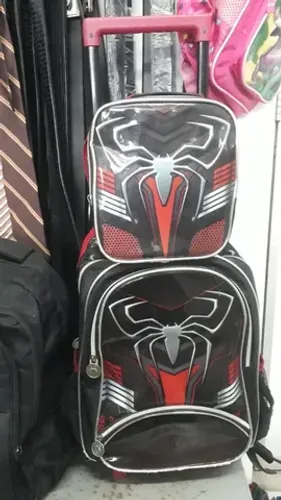 Mochila de carrinho e lancheira 