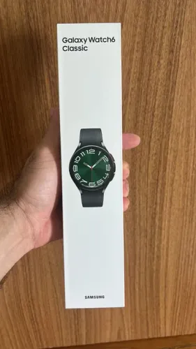 Smartwatch Samsung Galaxy Watch 6 Classic LTE, GPS, NFC, Wi-Fi, Bluetooth e Wear OS