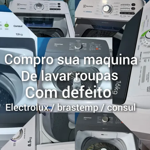 Maquina de lavar com defeito