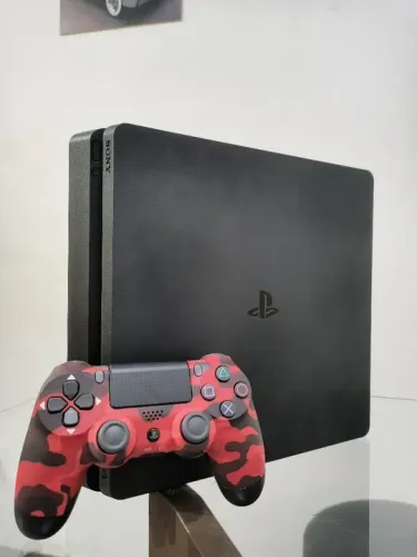 PS4 Slim 1 TB semi novo com garantia